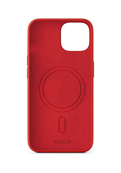 Epico Apple Uyumlu iPhone 15 Plus Mag+ Silikon Kılıf Dark Red Kırmızı
