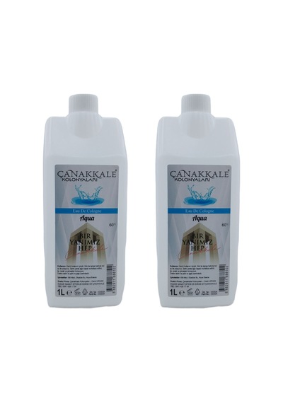 Çanakkale Kolonyaları Aqua Okyanus Kolonyası Korumalı Kapak 2 x 1 L