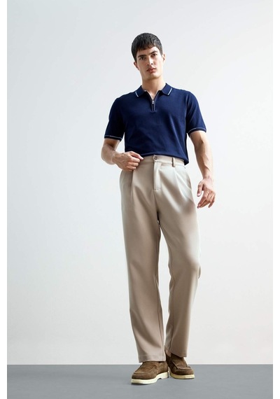 Defacto Straight Fit Düz Paça Pantolon F7140ax25aubg315 Bej