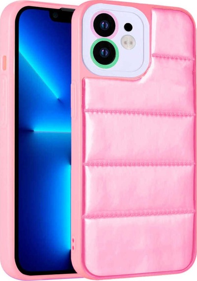Apple Uyumlu iPhone 11 Kılıf Kamera Korumalı Airbagli Renkli Zore Seksek Kapak Pembe