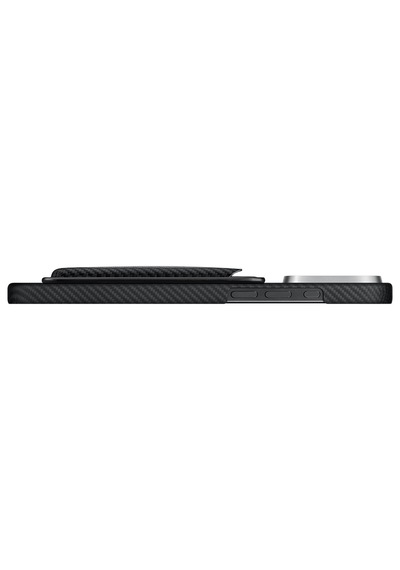 Pitaka Magnetic Woven Serisi Aramid Fiber Magnetik Kartlık Siyah