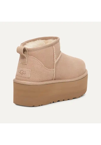 Bot Kadın 1135092 Ugg W Classıc Ultra Mını Platform Sand Kahverengi