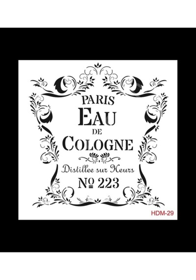 Hdm29 Home Dekor Midi Stencil 25x25