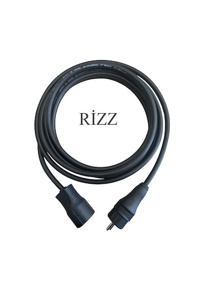 Tekli Siyah Renk 3x1.5 Mm Cca Ttr 25 Metre Topraklı Kauçuk Seyyar Elektrik Kablosu 1