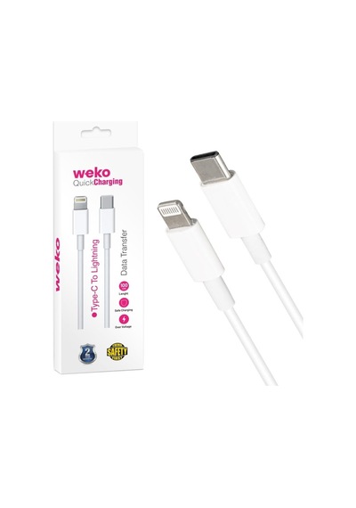 Weko Type-c To Lightning Pd Apple iPhone Hızlı Şarj Kablosu - 1 Metre-1180