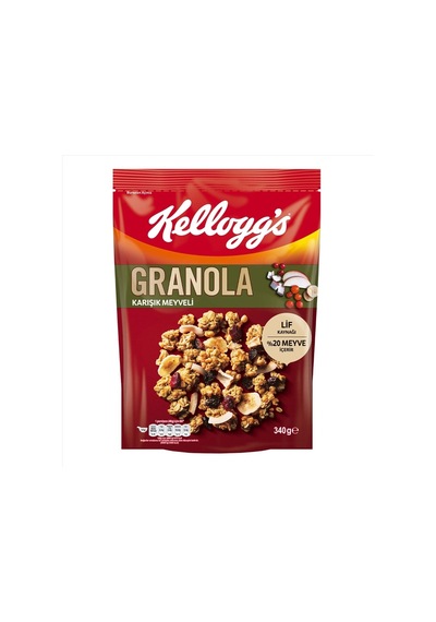 Ülker Kellogg's Granola Meyveli 340 G 5'li Avantaj Paketi Mıchu