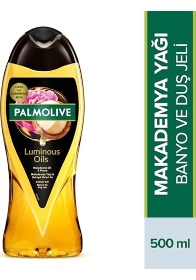 Luminous Oils Makademya Yağı &amp Şakayık Özleri İle Banyo Ve Duş Jeli 500 Ml 285 ML