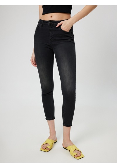 Nicole Skinny Fit Kadın Pantolon Antrasit