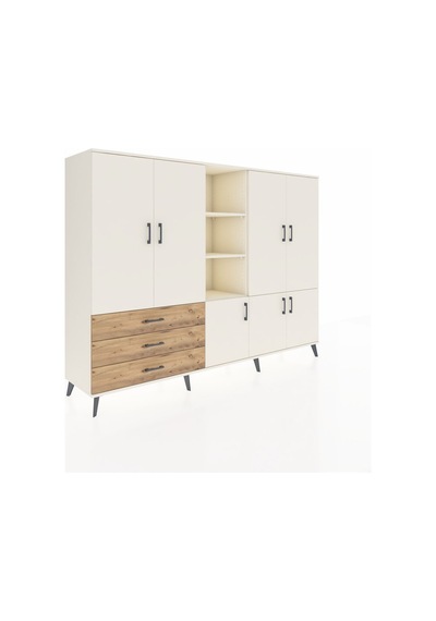 Hyperion Dolap 11 Raflı 3 Çekmeceli 7 Kapaklı 220x44x163 Aytaşı-a Aytaşı-aytaşı/çam Hyperion Dolap 11 Raflı 3 Çekmeceli 7 Kapaklı 220x44x163 Aytaşı-a Aytaşı-aytaşı/çam