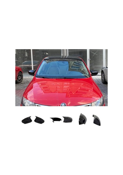 Skoda Fabia Mk3 Batman Yarasa Ayna Kapağı Piona Black Abs 2015-2021 Sinyalli