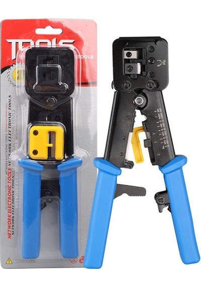 S-line Ea2 Yeni Nesil Ez-45 Rj45/rj11 Açık Uçlu Ez Rj45 İkili Çakma Pense