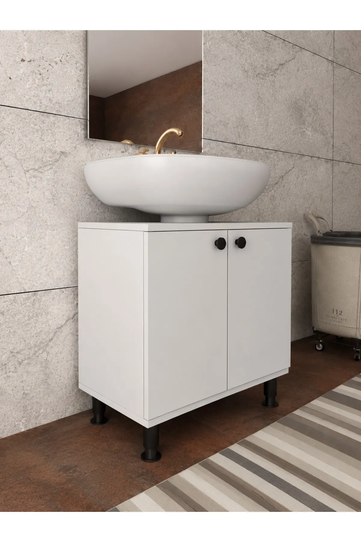 Asya Banyo Dolabı,lavabo Altı Dolap,ayaklı Lavabo Dolabı,modern Lavabo Altı Ünite %100 Mdf Beyaz Asya Banyo Dolabı,lavabo Altı Dolap,ayaklı Lavabo Dolabı,modern Lavabo Altı Ünite %100 Mdf Beyaz