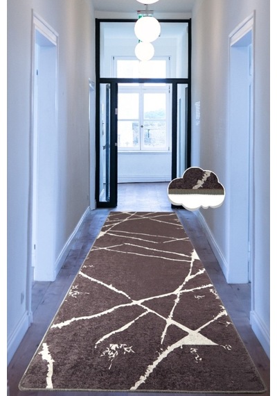Broken Grı Yolluk 150X200 Cm Kesme Yolluk