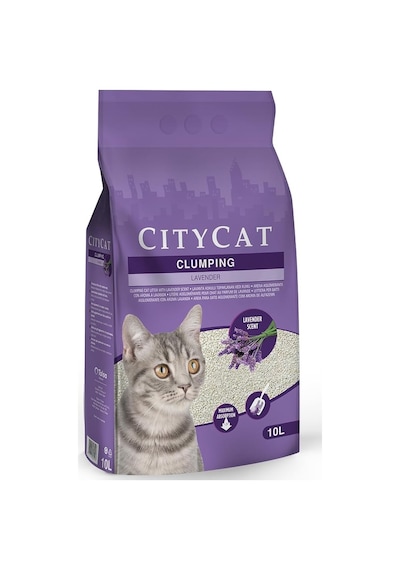 City Cat Lavanta Kokulu Kedi Kumu 10 Lt