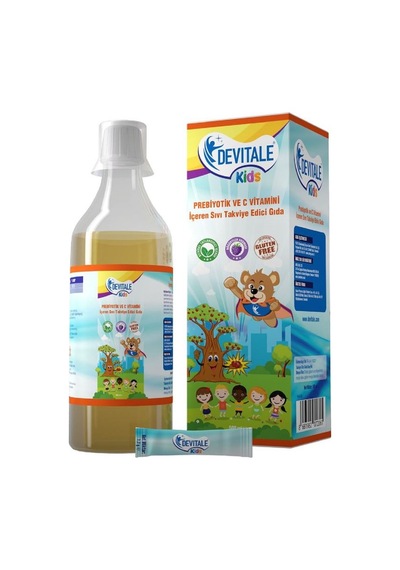 Devitale Kids Prebiyotik Ve C Vitamini Içeren Sıvı Takviye Edici