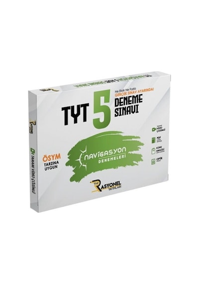 Tyt Tüm Dersler Navigasyon 5 Paket Deneme Rasyonel Yayınları