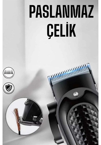 Suya Dayanıklı Tıraş Makinesi Keskin Bıçaklı Dijital Göstergeli Şarjlı - 5000