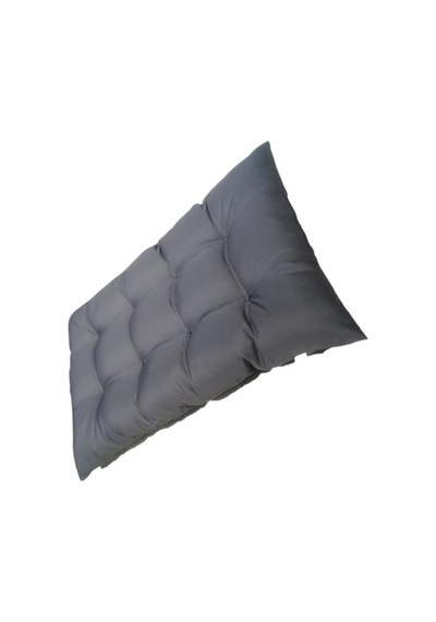 Yer Minderi 120 Cm X 80 Cm Antrasit Minder Düğmeli Antrasit Gri