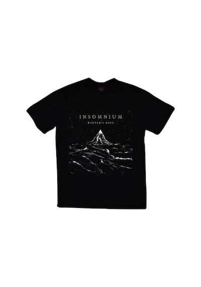 Stoned&Fame Unisex Siyah Insomnium Baskılı Büyük Beden T-shirt SIYAH Siyah