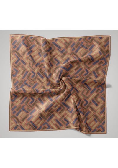 Silk Home Soft Eşarp 73096-14 Yavruağzı, Parlament, Koyu Vizon, Küf Yeşili