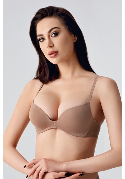 Newbra Balensiz Dolgusuz Sütyen - Capucıno Cappuccino