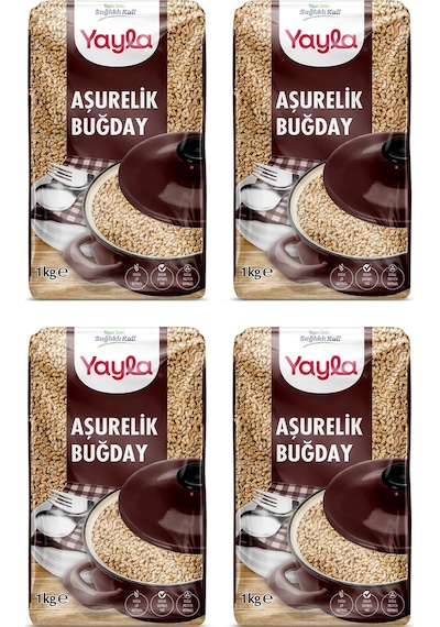 Yayla Bakliyat Aşurelik Buğday 1 Kg X 4 Adet