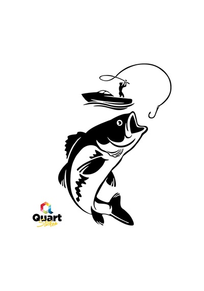 Balıkçı Sticker Fisherman Oto Sticker Araba Cam Sticker