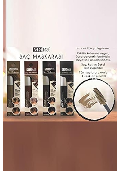 Mara Kozmetik Imm209.362 Saç Maskarası Açık Kahve