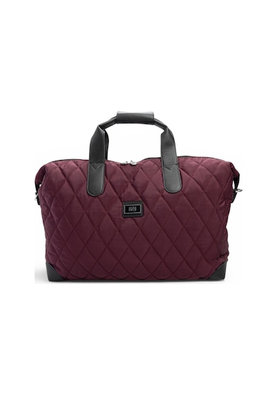 Silver & Polo Silver Polo Bordo - Siyah Memory Unisex Kadın Erkek Seyahat Çantası Sp1141