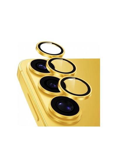 S24 Fe İle Uyumlu Kamera Lens Koruyucu Alüminyum Alaşım Çerçeveli Telefon Lensi Temperli Cam Koruma Sarı Sku: Zeusb0hhmpgprk -