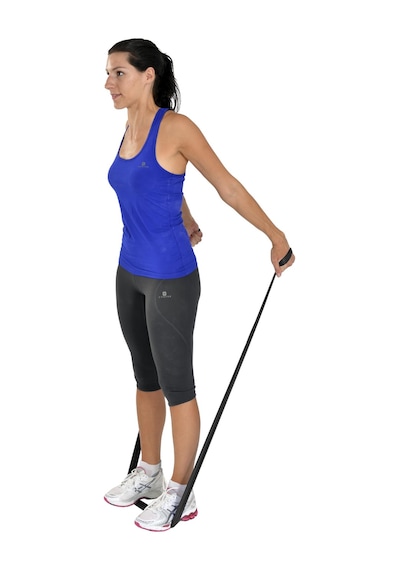 Yoga & Pilates Egzersiz Bandı Siyah Renk 1 Metre