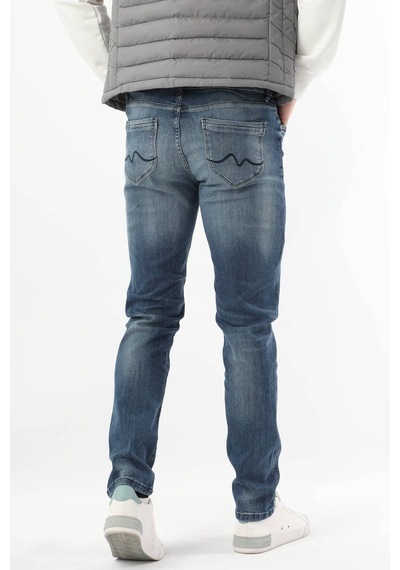 Banny Jeans Erkek Boru Paça Jean Pantolon Mavi 27