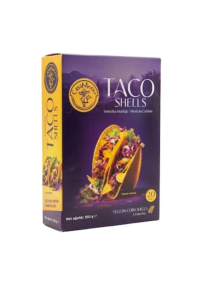 Casa Mexico Taco Shells - Gevrek Mısır Kabukları 250g