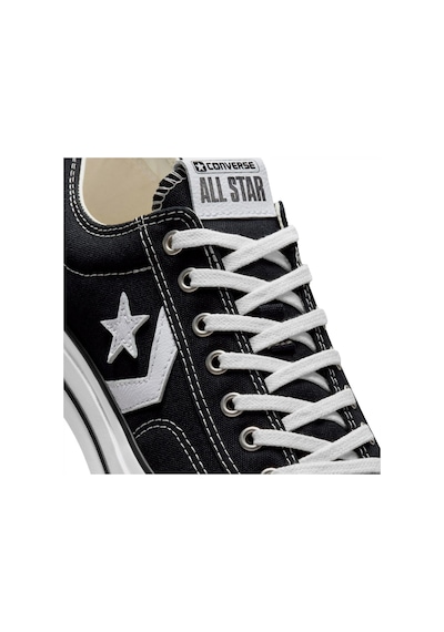 Converse Star Player 76 Premium Canvas Ayakkabı Siyah Çok Renkli