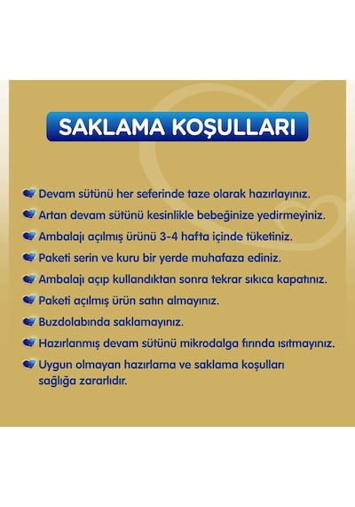 Bebelac Gold 2 Devam Sütü 6-9 Ay 800 G x 3 Adet 2400 G