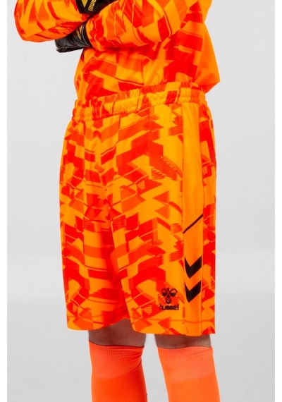 Hummel Line Kaleci Şort Neon Turuncu