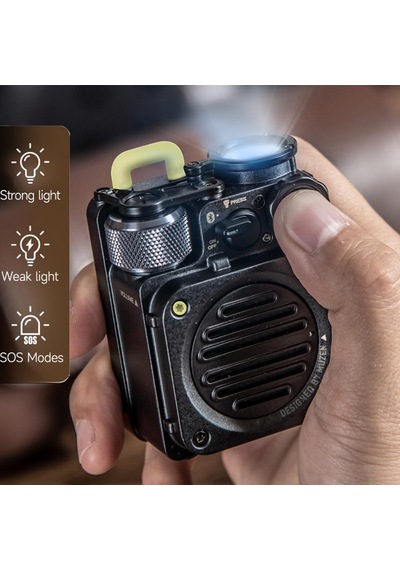 Wild Mini Grey Outdoor Taşınabilir Bluetooth Hoparlör