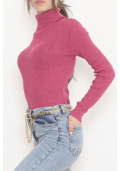 Buyers Butik - Balıkçı Yaka Body Fuşya - 7656.1319. 001