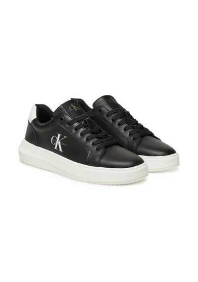 Calvin Klein Jeans Chunky Cupsole Mono Lth Wn Kadın Siyah Sneaker Yw0yw01872-0gm Siyah