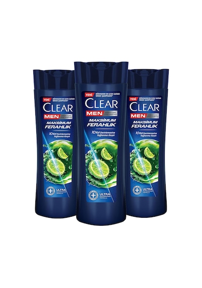 Clear Maksimum Ferahlık Kepeğe Karşı Etkili Şampuan 3 x 350 ML