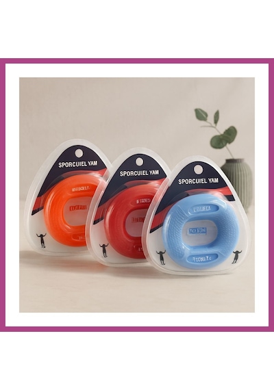 Gees Global Sporcu Silikon El Yayı Halka Model 20-60 Lbs Gbzs Çok Renkli