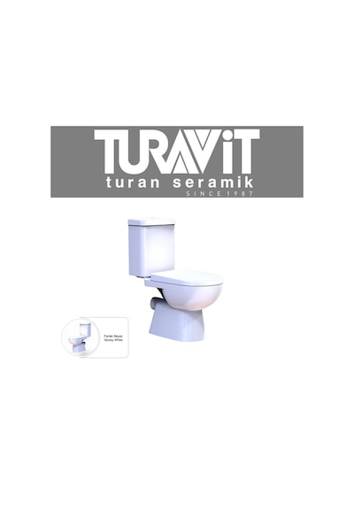Turavit Alize Kanallı Arkadan Çıkışlı Klozet Takım