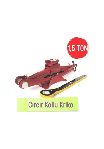 Emn Oto Kriko Cırcır Kollu Makas Kaldırma Akordiyon 1,5 Ton