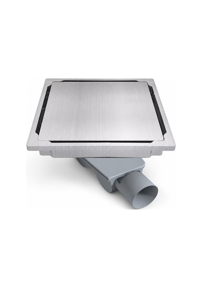 Purvex Home 15x15 Komple Paslanmaz Yer Süzgeci - Seramik Uyumlu