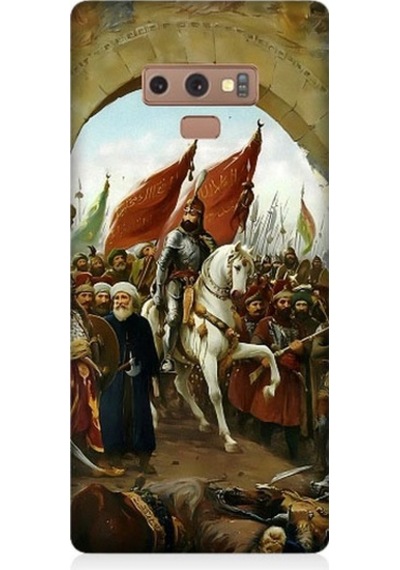 Samsung Galaxy Note 9 Uyumlu Fatih Sultan Mehmet İstanbul Desenli Silikon Kılıf