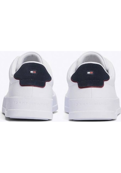 Tommy Hilfiger Tommy Jeans Erkek Beyaz Pebble Grain Court Sneaker Beyaz
