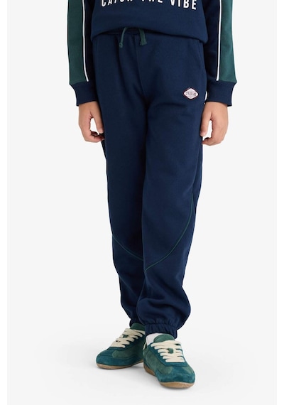 Defacto Erkek Çocuk 2li Takım Kapüşonlu Baskılı Sweatshirt Eşofman Altı G5354a825wnnv256 Lacivert-nv256