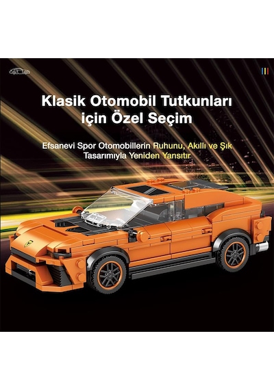 Reobrix Creator 690 Lamborghini Urus Suv Araba Yaratıcı Yapı Blok Seti Building Blocks - 408 Parça