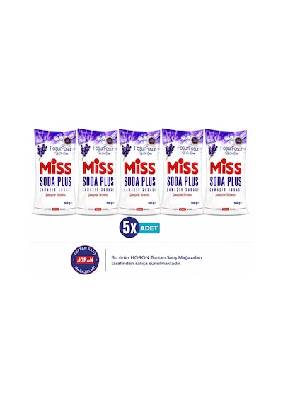 Miss Soda Plus Lavanta 500 Gr 5adet