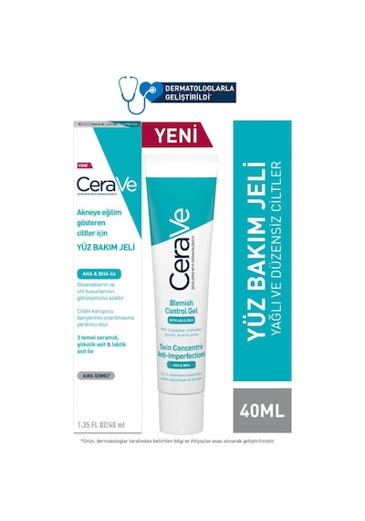 Cerave Yağlı ve Düzensiz Cilter için Yüz Bakım Jeli 40 ml